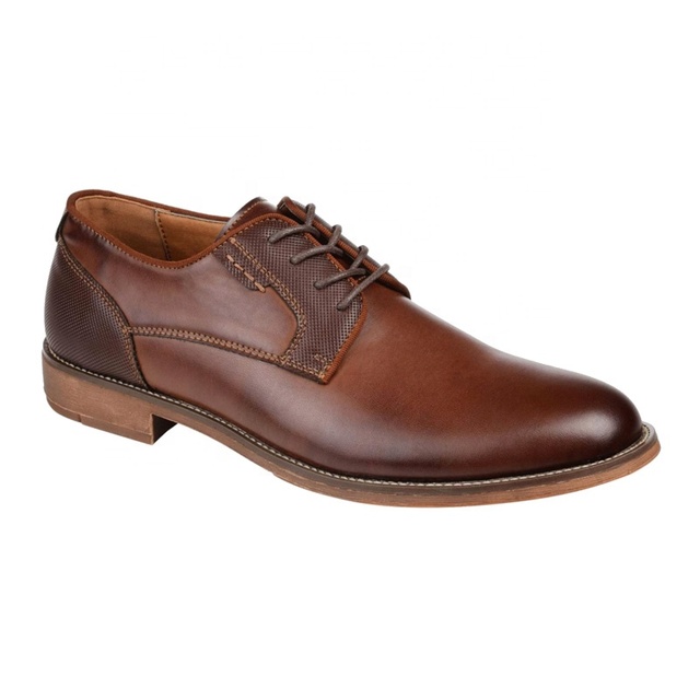 New Classic Shoes Genuine Leather Lace up Fashion Design PU Leather Men British Derby Dress Shoes