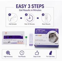 Kits de dépistage rapide du coronavirus félin pour animaux de compagnie, tests vétérinaires rapides pour chats, kits de dépistage rapide du coronavirus félin FCOV