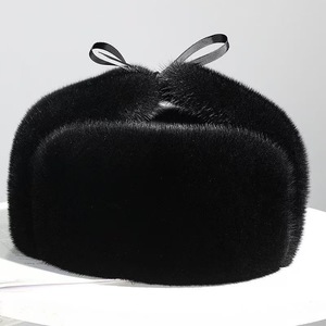2026 Mới Lutong Mùa Đông Mũ Mùa Đông Lông Thú Ấm Áp Mềm Mại Giữ Ấm Chồn Lông Mùa Đông Da Mũ Với Earflap - Product Image 2