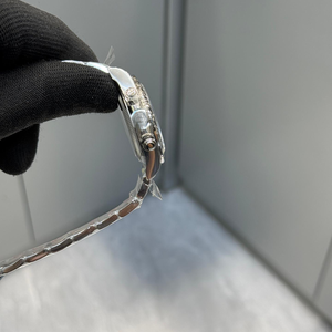 Montres mécaniques automatiques 40 mm en métal doré avec lunette en céramique, chronographe <span class=keywords><strong>Le</strong></span> Mans, montre de luxe pour homme en or blanc, montre mécanique de sport - Product Image 3