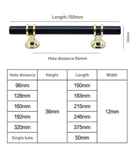 מפעל ייצור אבץ סגסוגת מטבח ידיות, מכירה לוהטת אופנתי ריהוט קבינט ידית - Product Image 5