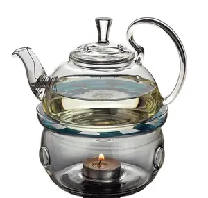 600毫升20盎司耐热直接含硼硅酸盐玻璃花茶壶玻璃茶壶耐热浸泡器