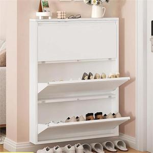 <b>Shoe</b> <b>Cabinet</b> Ultra-thin <b>Shoe</b> <b>Cabinet</b> Steel Saving Space Behind the Door <b>Shoe</b> Rack <b>Cabinet</b> - Product Image 2