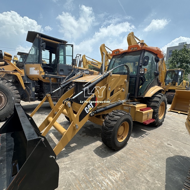 Used Backhoe Loader Cat 420F Heel cat Backhoe Loader JCB 4CX 3CX Backhoe Excavator Loader in Stock