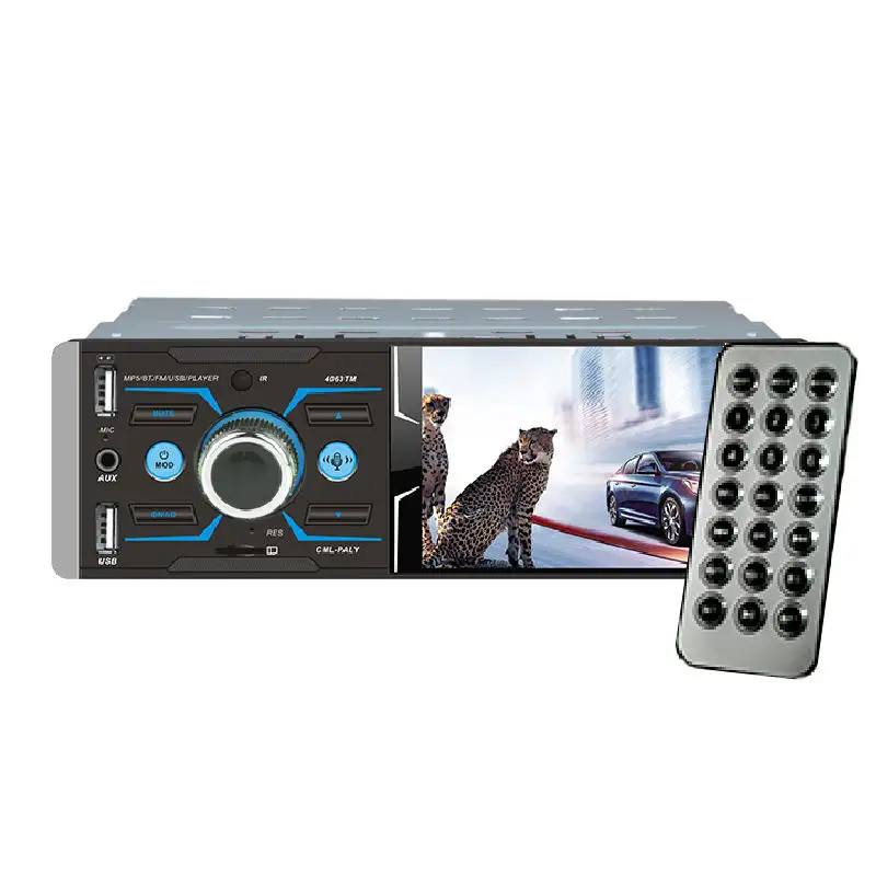 FM Radio BT Phone Link U Disk TF Card vista posteriore cablato Carplay Stereo doppio Din 4.1 'lettore MP5 auto