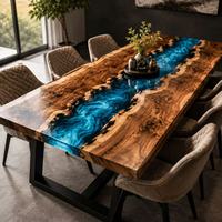 Résine époxy épaisse pour l'encapsulation du bois, la stabilisation des dalles, les tables de style rivière et les meubles design