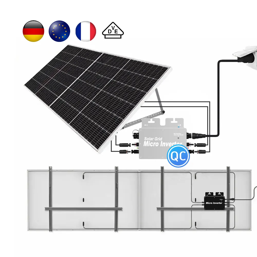 Eu Warehouse 2/3 Enphase Solar System Wireless 600W Micro Inverter 600w 110V 230V
