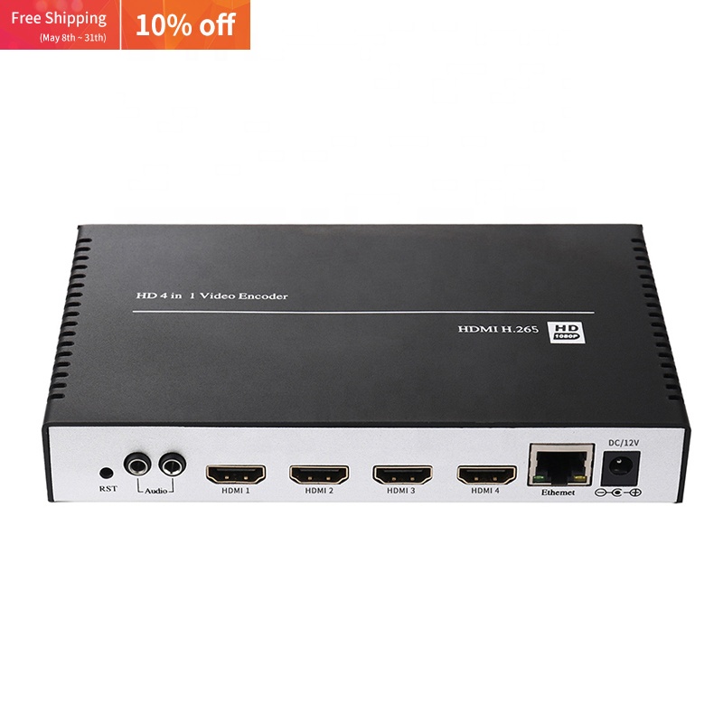 Cheap Selling 4 Channel HDMI上IP Video Player Encoder