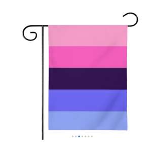 Vente chaude Lesbienne (Labrys) Double Face Étanche Jardin Arc-En-Ciel Drapeau Numérique Imprimé Livraison Rapide Prêt à Expédier - Product Image 4