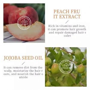 <span class=keywords><strong>Mascarilla</strong></span> Capilar Reparadora, Suavizante y Nutritiva <span class=keywords><strong>de</strong></span> <span class=keywords><strong>Leche</strong></span> <span class=keywords><strong>de</strong></span> <span class=keywords><strong>Cabra</strong></span>, Miel y Melocotón Orgánico, Marca Privada OEM EXGYAN, <span class=keywords><strong>para</strong></span> un <span class=keywords><strong>Cabello</strong></span> Sedoso y Hermoso - Product Image 4