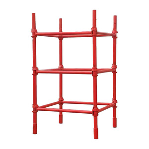 Échafaudage en métal galvanisé Cuplock pour la construction de bâtiments en béton, échafaudages sécurisés à verrouillage par coupe - Product Image 3