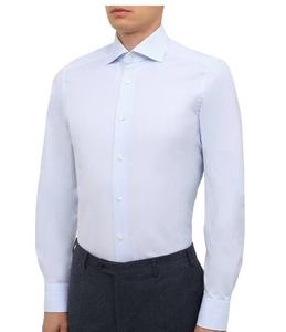 Camicie da uomo, abbigliamento maschile, bianche in cotone, a maniche lunghe, in <span class=keywords><strong>seta</strong></span>, casual, eleganti - Product Image 1