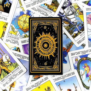 Baraja de <span class=keywords><strong>Tarot</strong></span> Clásica Rider-Waite, Cartas de <span class=keywords><strong>la</strong></span> <span class=keywords><strong>Rueda</strong></span> de <span class=keywords><strong>la</strong></span> <span class=keywords><strong>Fortuna</strong></span> para Adivinación - Product Image 3