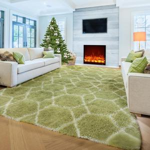 Hình Học Vuông Thảm Polyester Vừa Cọc Dày Mềm Không Trượt Sàn Thảm Cho Phòng Ngủ Phòng Khách Phòng Bé Phòng Nursery Ký túc xá - Product Image 6