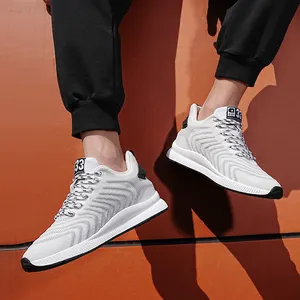 Groothandel Heren Mode Sneakers Wit Met Zwarte Of Aanpasbare Kleur Laag Uitgesneden Sport Wandelsneaker Merk Schoenen Sportschoenen