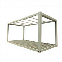 TOPPRE Cadre en acier de luxe fourni par l'usine Conteneur mobile modulaire Maison préfabriquée Restaurant prêt à l'emploi Cadre de conteneur de 20 pieds