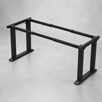 Cadre de bureau électrique réglable en hauteur à double moteur AOR 4 pieds, en acier robuste, pour table assis-debout, base de table de bureau OEM