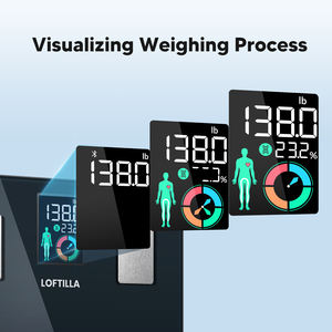 Yolanda BMI skala lemak tubuh pintar dengan berbagai data pada layar VA besar - Product Image 2