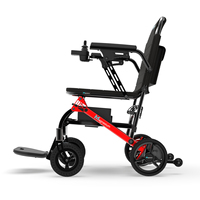 Fauteuil roulant électrique pliable Baichen 200W à double moteur, ultra léger (11,2 kg), avec cadre en alliage de magnésium, pour personnes âgées