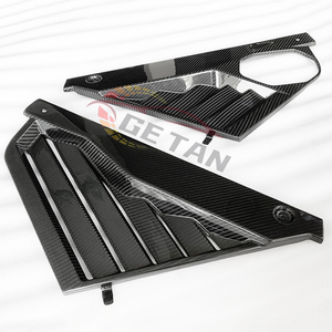 Penutup Panel Teluk mesin serat karbon kering gaya Oem untuk 20-up Corvette C8 Coupe 2 buah - Product Image 3