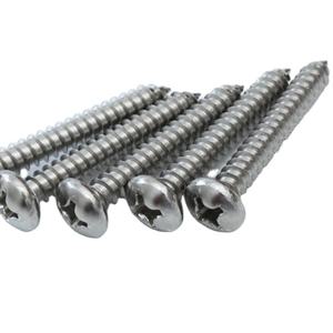 304 स्टेनलेस स्टील जाली क्रॉस हेड सेल्फ-टैपिंग शिकंजा क्लास 8.8 रोच प्रमाणित क्यू डी ब्रांड आईएसओ मानक माप - Product Image 4