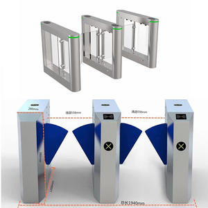 Porte escamotable de barrière d'aileron de contrôle d'accès de tourniquet de sécurité - Product Image 2