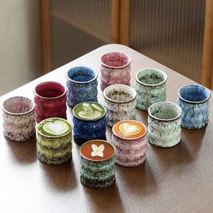 Taza de Cerámica Creativa con Esmalte Floral de Alta Calidad, Estilo Japonés, Hecha a Mano, para Té, Café o Agua - Product Image 2