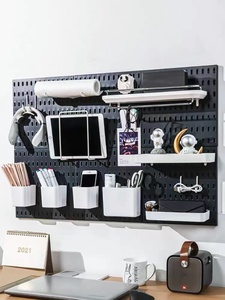 Étagère murale multifonctionnelle en plastique pour organiser et gagner de la place, idéale pour les bijoux, le <span class=keywords><strong>garage</strong></span>, la cuisine, le salon, la salle de bain, le bureau - Product Image 2