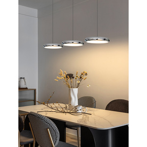 Modern Minimalist Three-Head Pendant <b>Light</b> Led Bar Chandelier For Kitchen <b>Dining</b> Room Home Lighting - Product Image 3