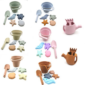 Ensemble <span class=keywords><strong>de</strong></span> jouets <span class=keywords><strong>de</strong></span> plage en silicone pour enfants, comprenant 1 seau en silicone, 1 pelle, 4-5 moules à <span class=keywords><strong>sable</strong></span> pour l'été, la piscine, les jeux <span class=keywords><strong>de</strong></span> bain en plein air - Product Image 6