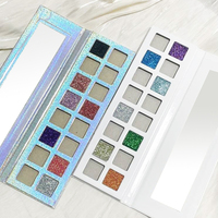 Palette de fard à paupières colorée pièces, étiquette privée à haute pigmentation, bricolage, emballage personnalisé faible quantité minimale de commande