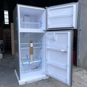 Réfrigérateur à double porte de 450L avec congélateur supérieur et réfrigérateur inférieur; réfrigérateur sans givre; appareils ménagers à économie d'énergie - Product Image 1