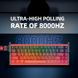 คีย์บอร์ด IROK MG68PRO รุ่นใหม่ ตัวเครื่องอะลูมิเนียมทั้งหมด สวิตช์แม่เหล็กแบบมีสาย ความหน่วงต่ำ 8K รองรับการเปลี่ยนสวิตช์ได้ ARGB ควบคุมผ่านเว็บไดรเวอร์ ปรับแต่งได้ - Product Image 6
