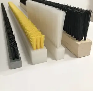 Özel PVC naylon taban tahtası püsküllü fırçalama düz torna fırça ve plaka fırçalar CNC