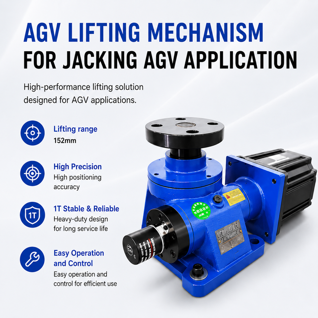 TZBOT Customizable AGV Lifting System High Efficiency AMR Jacking up Mechanism with 1000kg Load Various Stroke Options