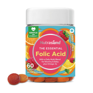 Complément alimentaire Gummies à l'acide folique + <span class=keywords><strong>DHA</strong></span> pour maman et bébé - Product Image 1