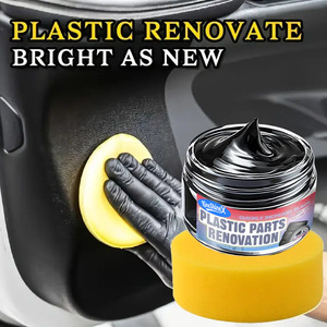 Nouvelle Crème d'Entretien Solide pour Intérieur de <span class=keywords><strong>Voiture</strong></span> 2026 - Réparation des Rayures et des Pièces en Plastique Noires - Effet Blanchissant - Product Image 1