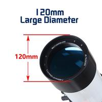 Manufacturers Direct Selling 120900 120mm Aperture 900mm Focal Length Astronomical Telescope With Red Dot Scope