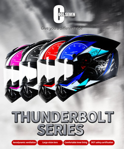 Casco Integrale DOT per Moto, Quattro Stagioni, per Guida Motociclistica, Caschi per Bici e Moto, Cascos Bicicleta Moto <span class=keywords><strong>Kask</strong></span> - Product Image 4