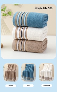 Juego <span class=keywords><strong>de</strong></span> Toallas <span class=keywords><strong>de</strong></span> Baño Absorbentes y Gruesas para Adultos, Uso en Casa, Hotel, Playa, Caja <span class=keywords><strong>de</strong></span> Regalo Personalizable, Jacquard - Product Image 4
