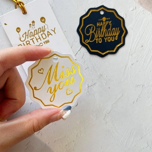 Mới Đến Hình Dạng Tùy Chỉnh Phong Cách Khác Nhau Treo Thẻ Logo In Ấn Tự Dính Có Thể Tái Chế Các Tông Thương Hiệu Thẻ Cho Quần Áo - Product Image 5