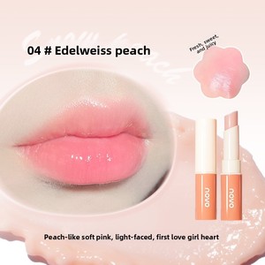 NOVO <span class=keywords><strong>Baume</strong></span> <span class=keywords><strong>à</strong></span> lèvres hydratant et rouge <span class=keywords><strong>à</strong></span> lèvres pour femme, saveur pêche velours <span class=keywords><strong>neige</strong></span> - Hydratant, prévient les gerçures, élimine les peaux mortes, estompe les imperfections des lèvres - Product Image 3