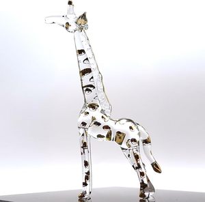 New Handmade High Borosilicate Blown Murano Glass <b>Easter</b> Book Giraffe Animal Art 3D Form Tiny Glass World From Rajasthan - Product Image 5