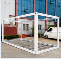Structure de maison préfabriquée en acier galvanisé sur mesure pour bureau mobile ou entrepôt