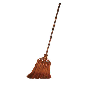 <span class=keywords><strong>Balai</strong></span> de maison de style <span class=keywords><strong>japonais</strong></span> de haute qualité avec manche en bambou brun naturel et tête en fibres de palmier 25cm x 123cm, balayette de luxe pour poussière sèche, vente chaude - Product Image 5
