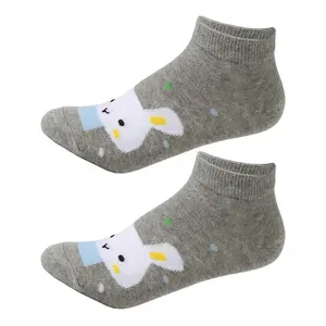 Children's Sporty Jacquard Animal Design Ankle Socks Quick Dry Anti-Bacterial Casual Socks For Spring OEM Service