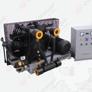 Промышленный электрический поршневой воздушный компрессор 83SH 40 бар для выдува ПЭТ-бутылок - Product Image 2