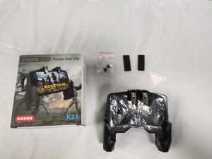 K21 Smartphone Gamepad Joystick para PUBG Mobile AK16 H10 H9 <span class=keywords><strong>L1R1</strong></span> <span class=keywords><strong>Sharpshooter</strong></span> Metal <span class=keywords><strong>Trigger</strong></span> Fire <span class=keywords><strong>Button</strong></span> Teléfonos Android - Product Image 6
