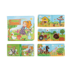 Jouets de baignoire sans moule pour les tout-petits 6 à 12 18 mois jouets de bain éducatifs doux pour les filles de 1 à 3 <span class=keywords><strong>ans</strong></span> garçons <span class=keywords><strong>livre</strong></span> de bain pour bébé - Product Image 3