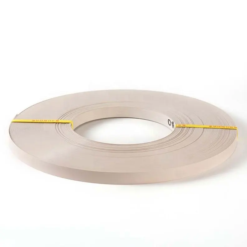 High Gloss PVC Wood Grain Edge Banding Tape For Closet Cabinet Door 0.8Mm 1.2Mm 2.0Mm Thickness